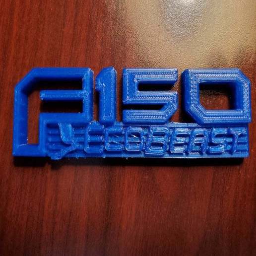 f150 ecobeast Abzeichen Ford Automobil 3D print model - Mito3D