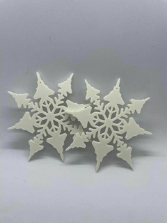 f15 eagle snowflake ornament Various christmas military air force xmaas tree 3d print model - Mito3D