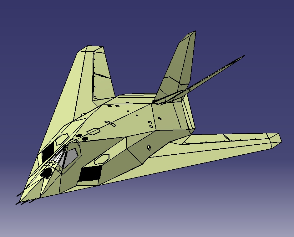 f177 Flugzeug Spiel 3D print model - Mito3D