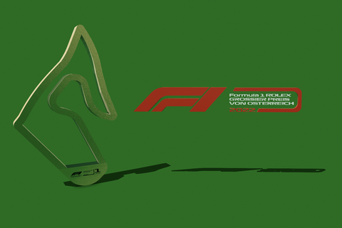 f1 2022 austrian grand prix trophy Art formula1 racing silverware 1st place winner austrianngp austria 3d print model - Mito3D