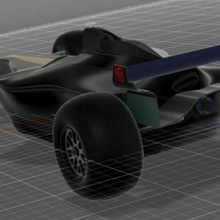 f1 car auto racing driving 3d print model - Mito3D
