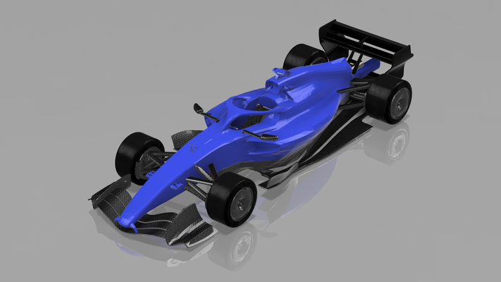 f1 voiture conception 2026 jeu formule 1 3d imprimable modulaire modèle assemblée obligatoire impression projet high detail pla abs fdm résine personnalisable échelle courses futuriste 3d print model - Mito3D