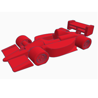 f1 voiture porte clés formule Ferrari BMW mercedes amusement vitesse clé logo rouge réplique 3d print model - Mito3D