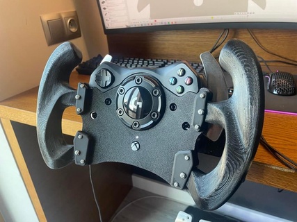f1 g920 DIY pilotage roue papule simracing sim voiture vite vitesse gadget jouet ventilateur 3d print model - Mito3D