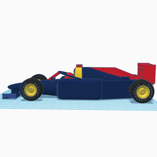 f1 carreras coche vehiculo rápido velocidad fórmula 1 3D print model - Mito3D