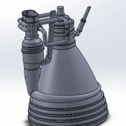 f1 motor de cohete la arquitectura nasa el 3D print model - Mito3D