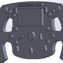 f1 steering wheel key ring formula 1 3d print model - Mito3D
