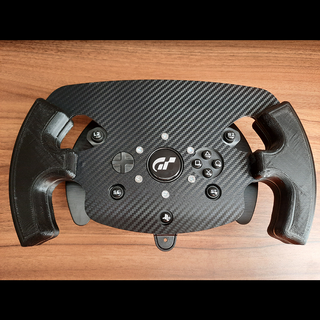 f1 style add-on rim thrustmaster rs gt rims t300 steering wheel sim simracing 3d print model - Mito3D