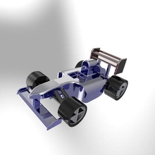 f1 estilo coche vehiculo juego juguete 3d print model - Mito3D