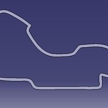 f1 pista Albert parque Melbourne arte Fórmula 1 parede trilhas fácil impressão Projeto 3d print model - Mito3D