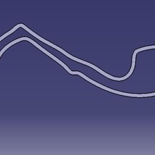 f1 pista monte carlo arte Fórmula 1 parede trilhas fácil impressão Projeto 3d print model - Mito3D