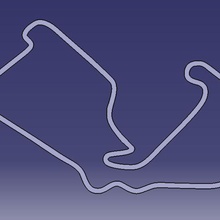 f1 pista Silverstone arte Fórmula 1 parede trilhas fácil impressão Projeto 3d print model - Mito3D