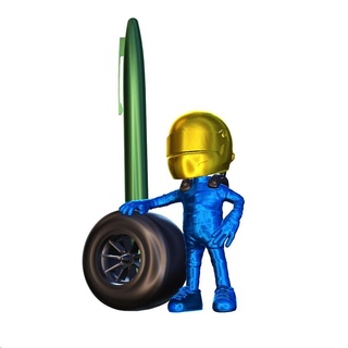 f1 funko lápis suporte coleção arte brinquedo comício escala figura esporte raça 1 43 18 Tamiya faísca minicampos domar senna wrc Dakar luvas 3d print model - Mito3D