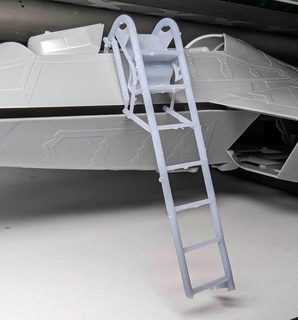 f22 boarding ladder 148 scale raptor hobby 3d print model - Mito3D