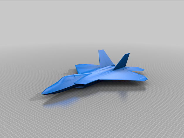 f22 raptor 3D print model - Mito3D