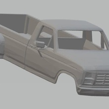 f350 yazdırılabilir vücut kamyon oyun yuvası scalextric kabuk rc radyo izleme araba tamiya miniz 1-10 1-32 1-18 G / Ç 3d print model - Mito3D