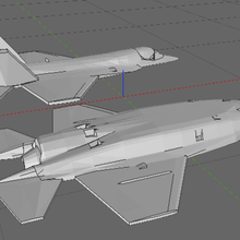 f35 lightning ii joint strike fighter jsf - fácil de impresión juego vehículos modelo militar avión 3d print model - Mito3D
