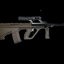 f88 steyr juego props arma rifle de asalto 3d print model - Mito3D