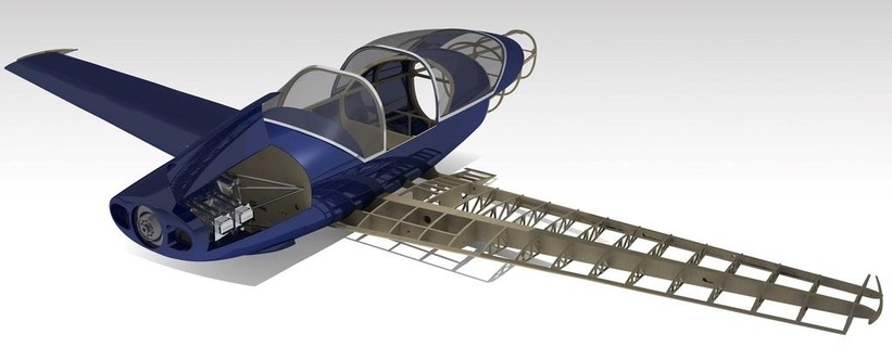 f8l faucon transfert progrès Jeu avion réel inachevé essuyer Véhicules transport 3d print model - Mito3D