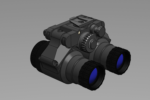 f9855a cosse 3d impression nvg binoculaire logement vision nocturne 3d print model - Mito3D