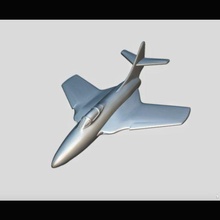 f9f puma gadget ar avião aeroespacial céus pássaro lutador jato beleza modelo malha espaço céu impressão 3d print model - Mito3D