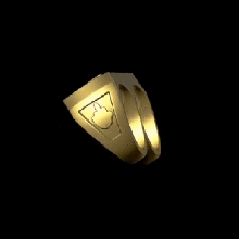 f & fora de anel duplo jóias goldring ouro zbrushathome zbrush 3dmodeling 3djewelry 3d middlefinger fuckoff doublefingerring 3d print model - Mito3D
