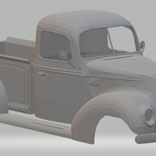 f 100 supernats 1938-1940 imprimible cuerpo camión juego 1938 1940 ranura scalextric shell rc radio el monitoreo coche tamiya miniz 1-10 1-32 1-18 1-24 3d print model - Mito3D