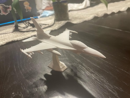 16 Jet combattente aereo f16 3d print model - Mito3D