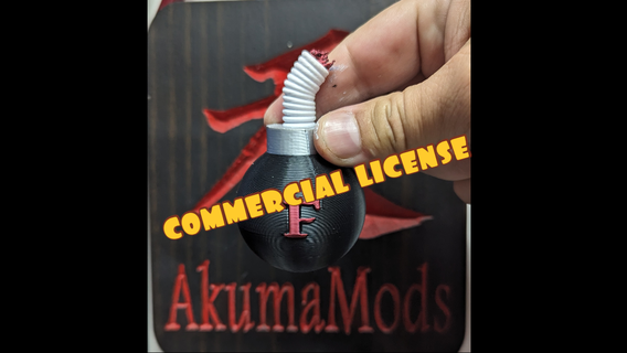 Bombe kommerziell Akumamod 3d print model - Mito3D