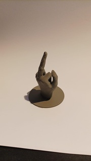 f g huevo medio dedo sorpresa Pascua Resurrección juguete juego divertido gracioso broma impresión sitio quebradizo 3d print model - Mito3D