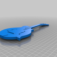 f tarzı mandolin çeşitli müzik 3d print model - Mito3D