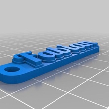 fabiana chaveiro joalheria personalizado chaveiros 3d print model - Mito3D