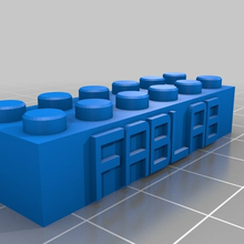 Fablab Lego angepasst Konstruktionsspielzeuge 3d print model - Mito3D