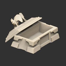fable sarcophage boîte fonctionnelle la maison les conteneurs le stockage perdu de fantaisie conteneur cercueil chapitres anniversaire 3d print model - Mito3D