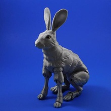 fabled hare 3d printed ball-jointed doll art bjd animal interactive