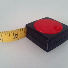 fabric tape measure spooling case tool 3d print model - Mito3D
