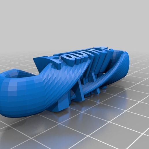 Fabrice takı özelleştirilmiş anahtarlık 3D print model - Mito3D