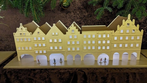 facciate vecchio cittadina landshut 3d print model - Mito3D