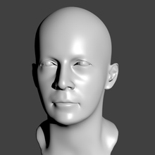 Gesicht Kunst 3d print model - Mito3D