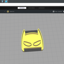 face batman cookie cutter 3d print model - Mito3D