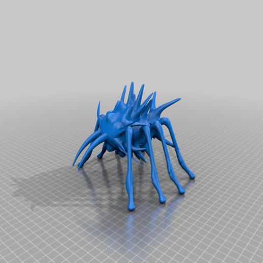 faccia bug - 4 art le creature 3D print model - Mito3D