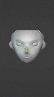 Gesicht Eyeliner trainieren Gesicht abgegrenzt 3d print model - Mito3D