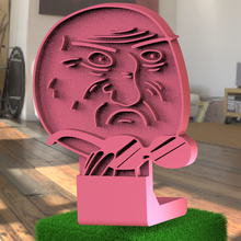 viso bicchiere arte ufficio scrivania lampada parti dentifricio campeggio maschera decorazione scultura monumento figurine chiave squillare meme 3d print model - Mito3D