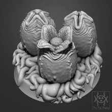 face hugger xenomorph eggs gadget aliens 3d print model - Mito3D