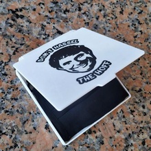 face mask case cover caja para mascarilla covid box print in place orange clockwork 3d print model - Mito3D
