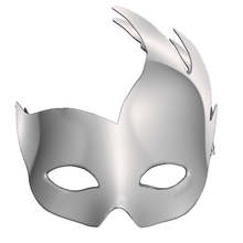 faccia maske vari la maschera 3d print model - Mito3D
