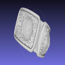Gesicht Ring Schmuck Cosplay 3d print model - Mito3D