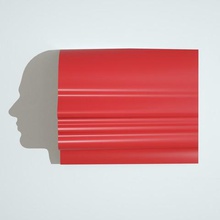 face shadow art man 3d print model - Mito3D