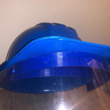 face shield adaptor security helmet tool 3d print model - Mito3D