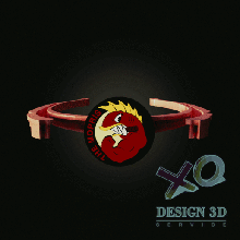 face shield peses del infierno art 3d print model - Mito3D